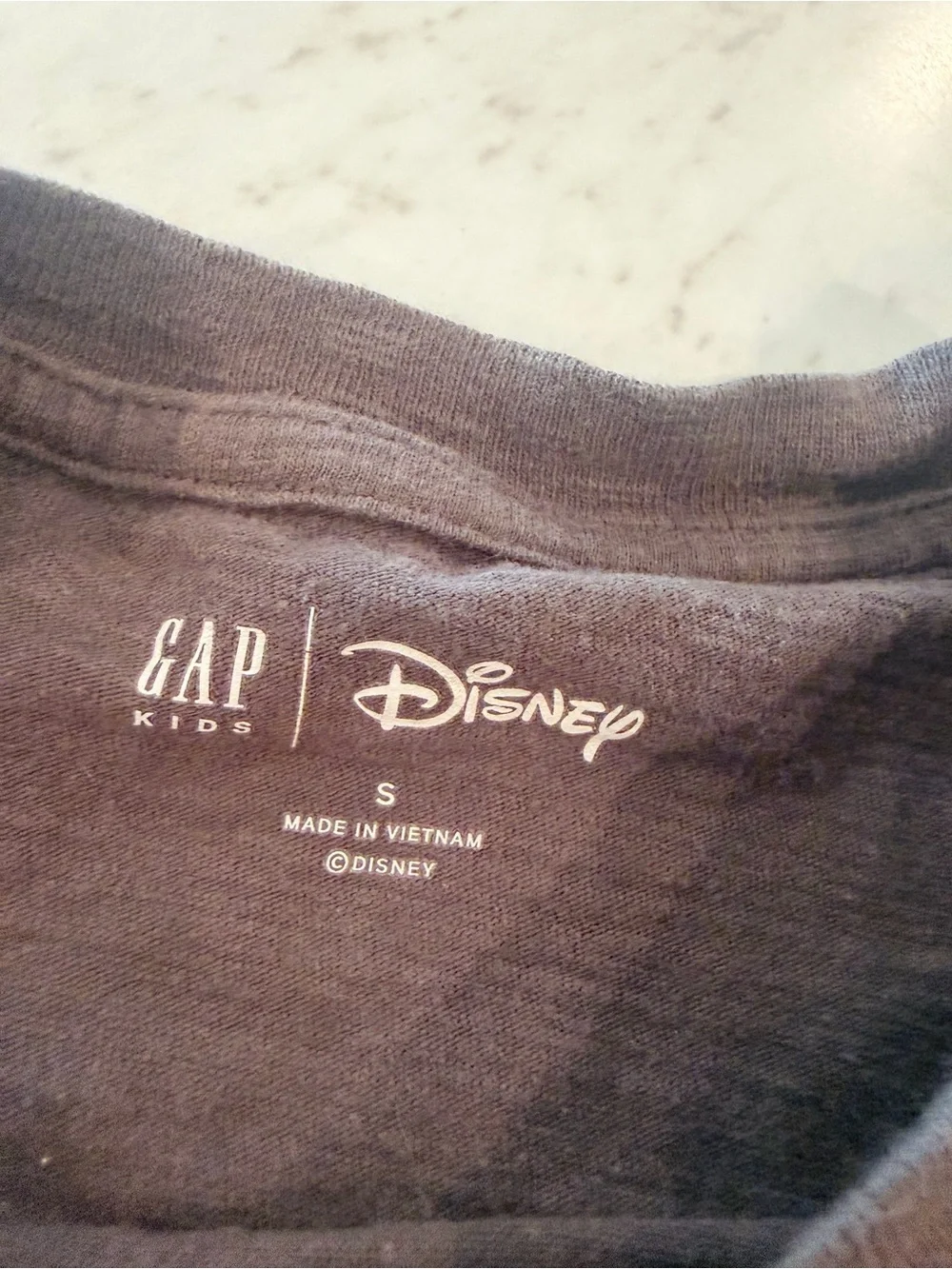 GAP Disney Gray Kids Tee with Vintage Mickey Graphic